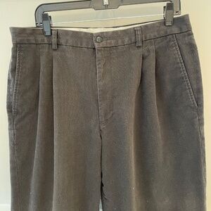 Men's Claiborne slacks gray cotton 36W/30L